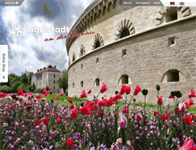 Tablet Screenshot of ingolstadt-tourismus.de